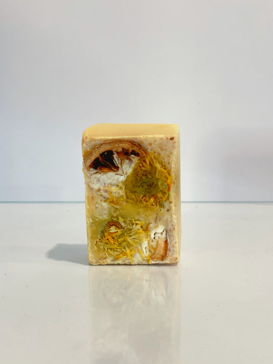 Orange Sunflowers Soap Bar