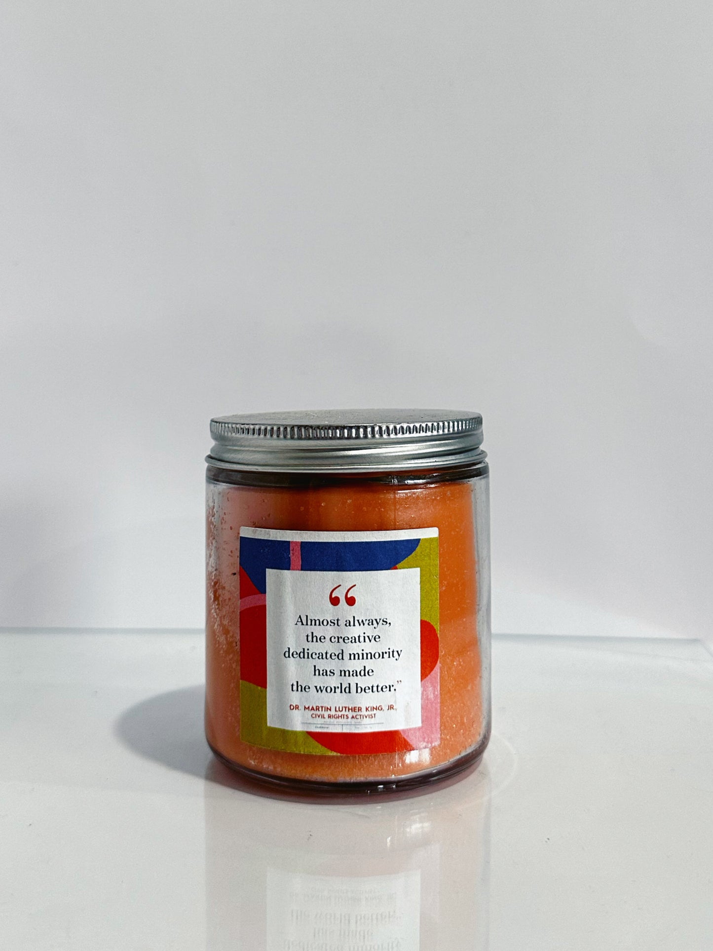 Dr Martin Luther King Quote Candle