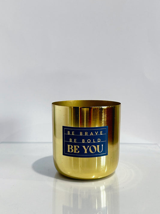 Be Brave Inspirational Quote Candle