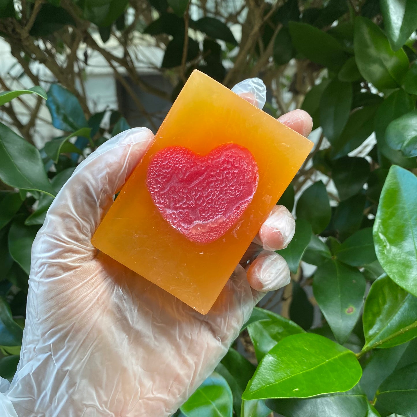 Glass Hearts Soap Bar