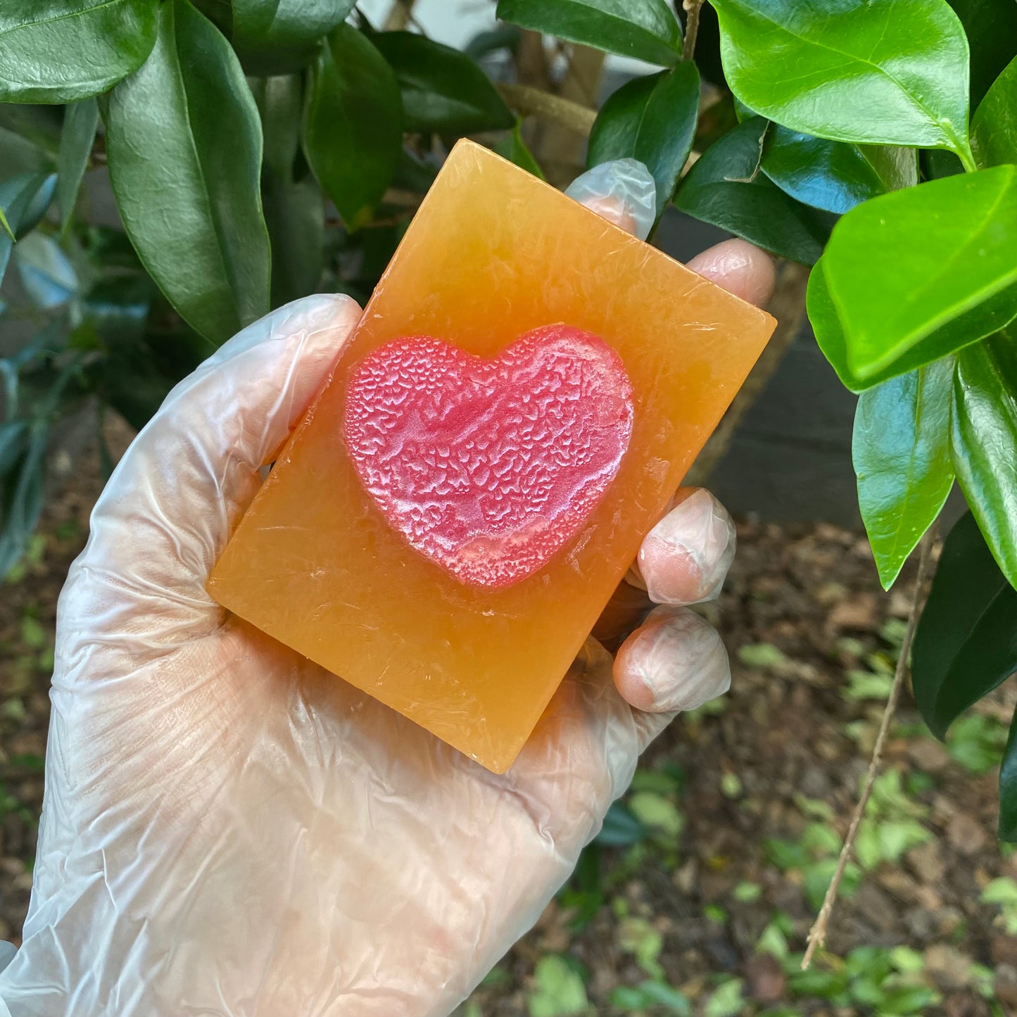 Glass Hearts Soap Bar